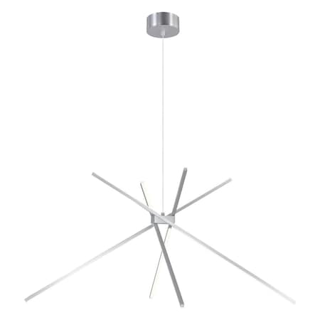 Alumilux LED Pendant, Satin Aluminum